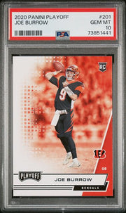 Joe Burrow 2020 Panini Playoff RC PSA 10