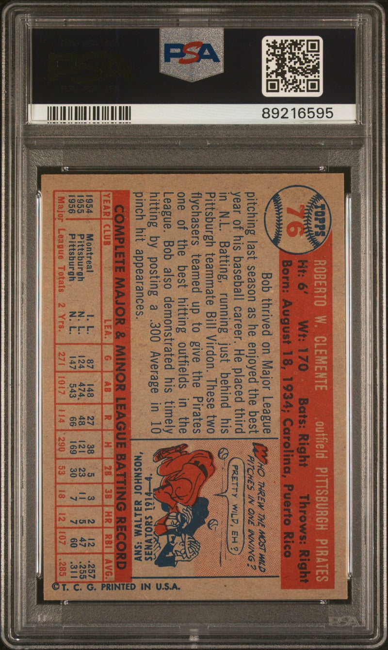 Bob Clemente 1957 Topps 