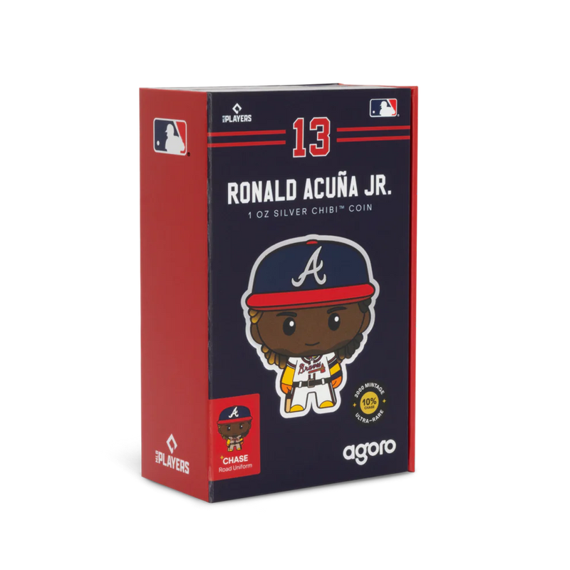 2025 Niue Major League Baseball Players Chibi Ronald Acuna .Jr 1 oz Silver Coin
