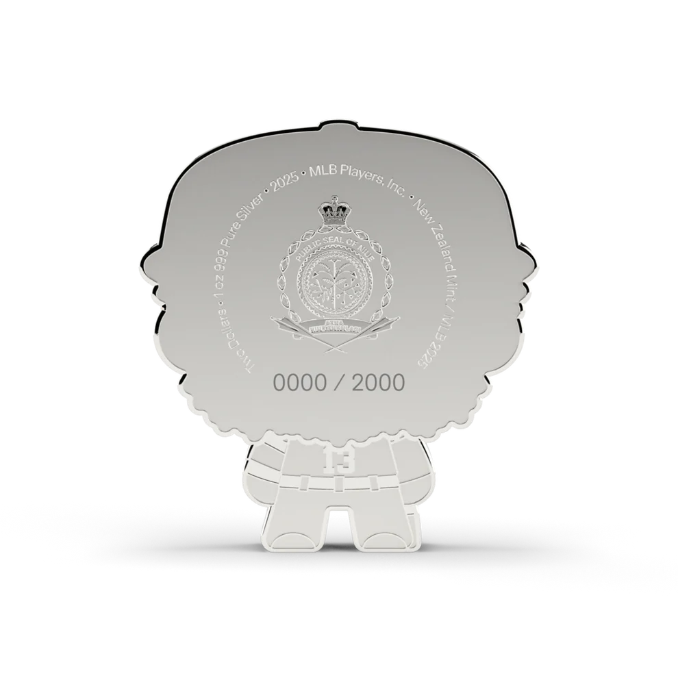 2025 Niue Major League Baseball Players Chibi Ronald Acuna .Jr 1 oz Silver Coin