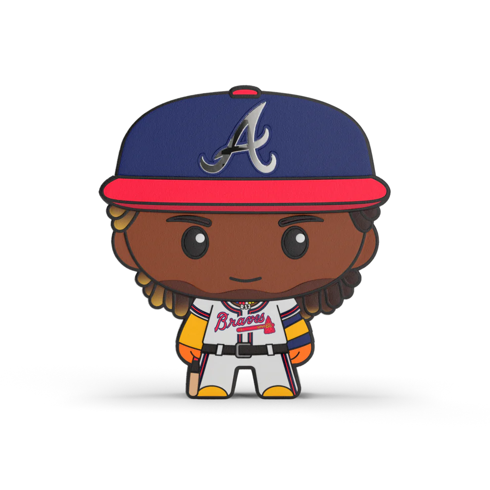 2025 Niue Major League Baseball Players Chibi Ronald Acuna .Jr 1 oz Silver Coin