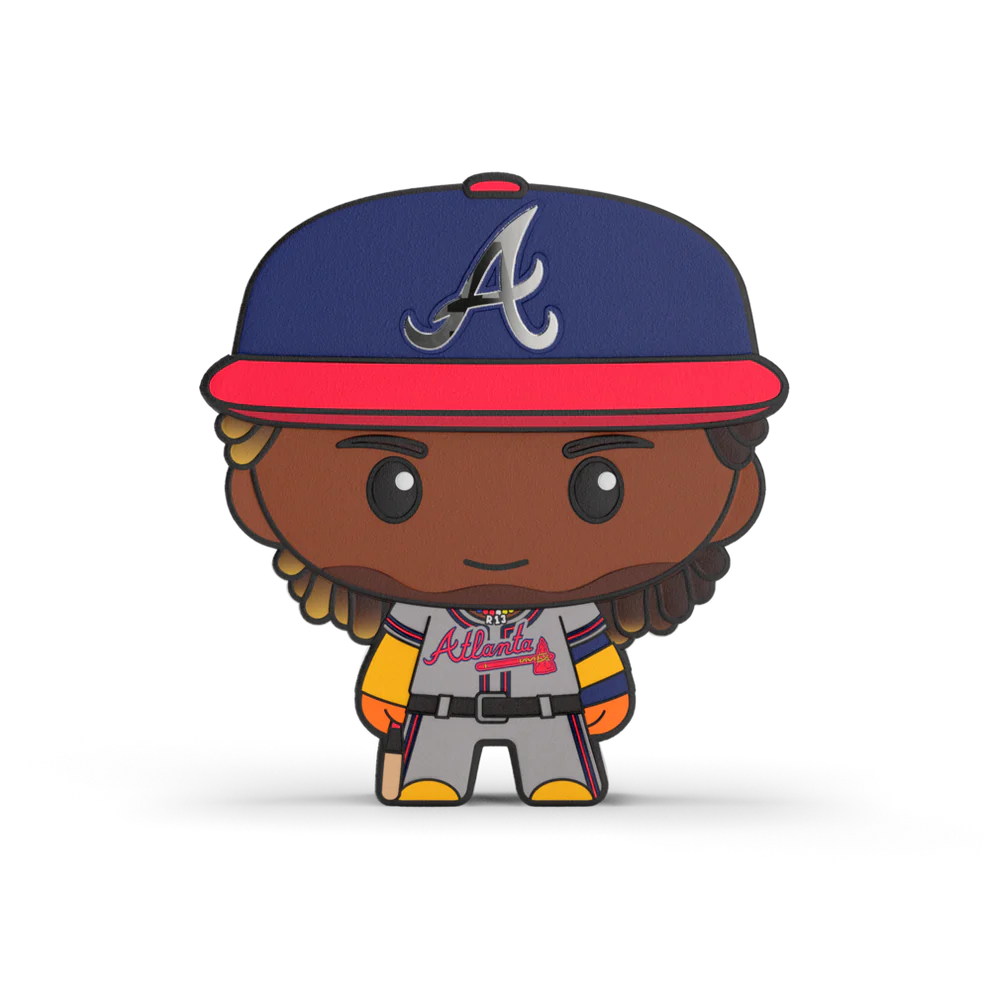 2025 Niue Major League Baseball Players Chibi Ronald Acuna .Jr 1 oz Silver Coin