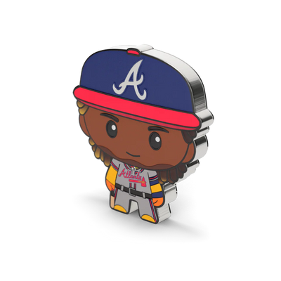 2025 Niue Major League Baseball Players Chibi Ronald Acuna .Jr 1 oz Silver Coin