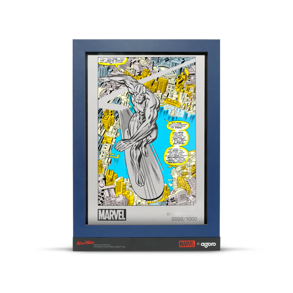 Agoro Marvel COMIX Fantastic Four #72 1 oz Silver Foil
