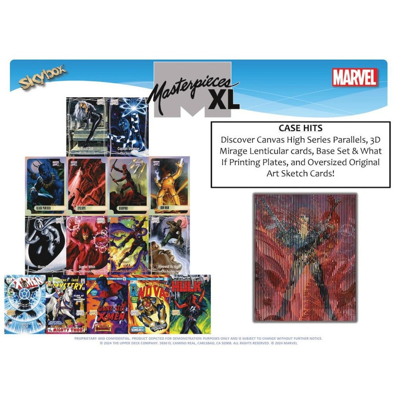 2024 Upper Deck Marvel Masterpieces XL Hobby Box [Contact Us To Order]