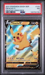 Pikachu 2021 Pokémon Sword & Shield Promo #SWSH143 PSA 7