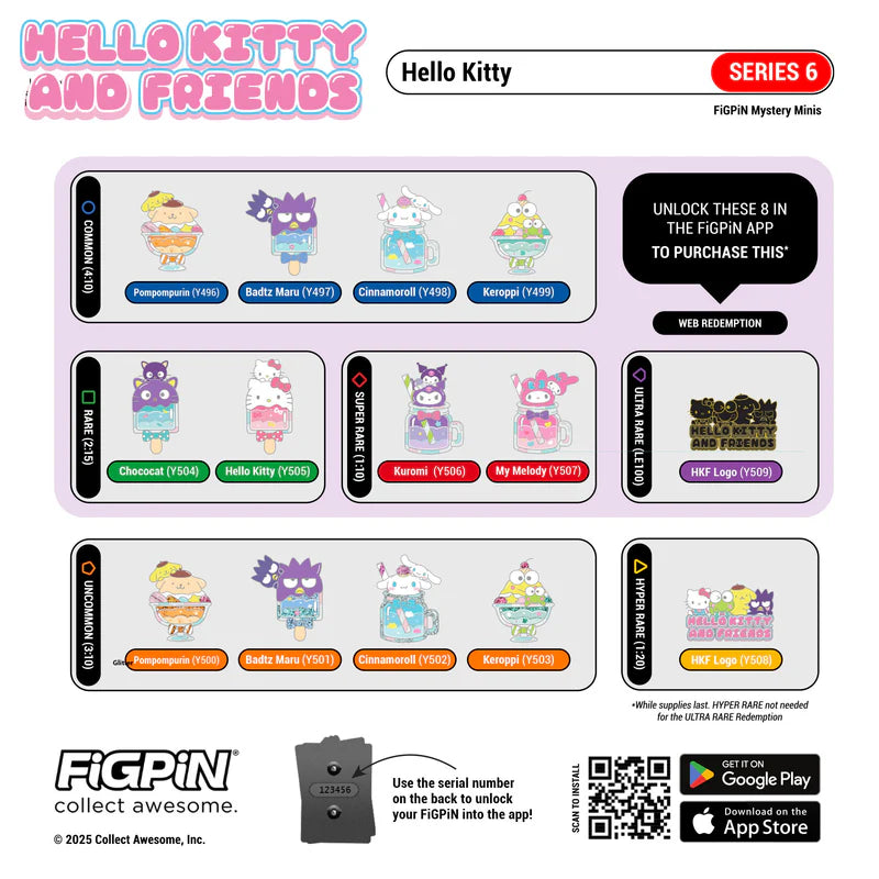 FigPin Hello Kitty Mystery Series 6