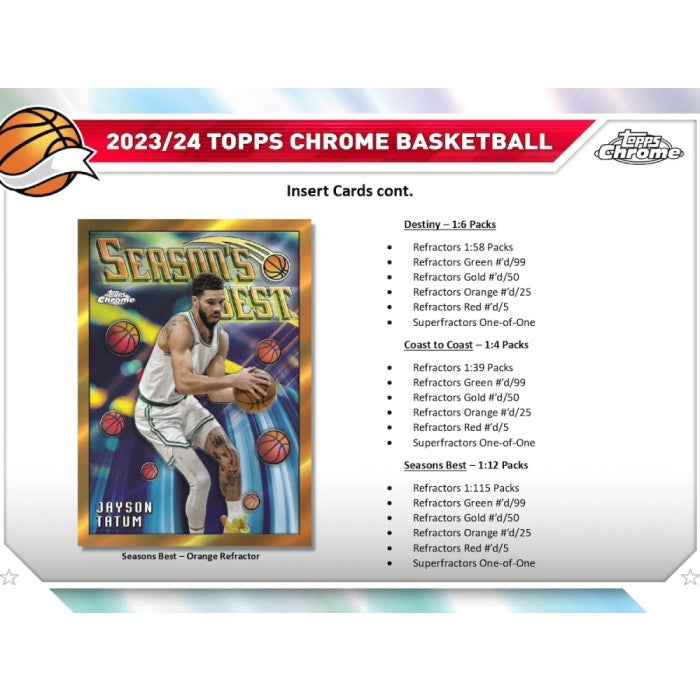 2023-24 Topps Chrome Basketball Mega 20 Box Case