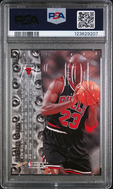 Michael Jordan 1998 Metal Universe PSA 7