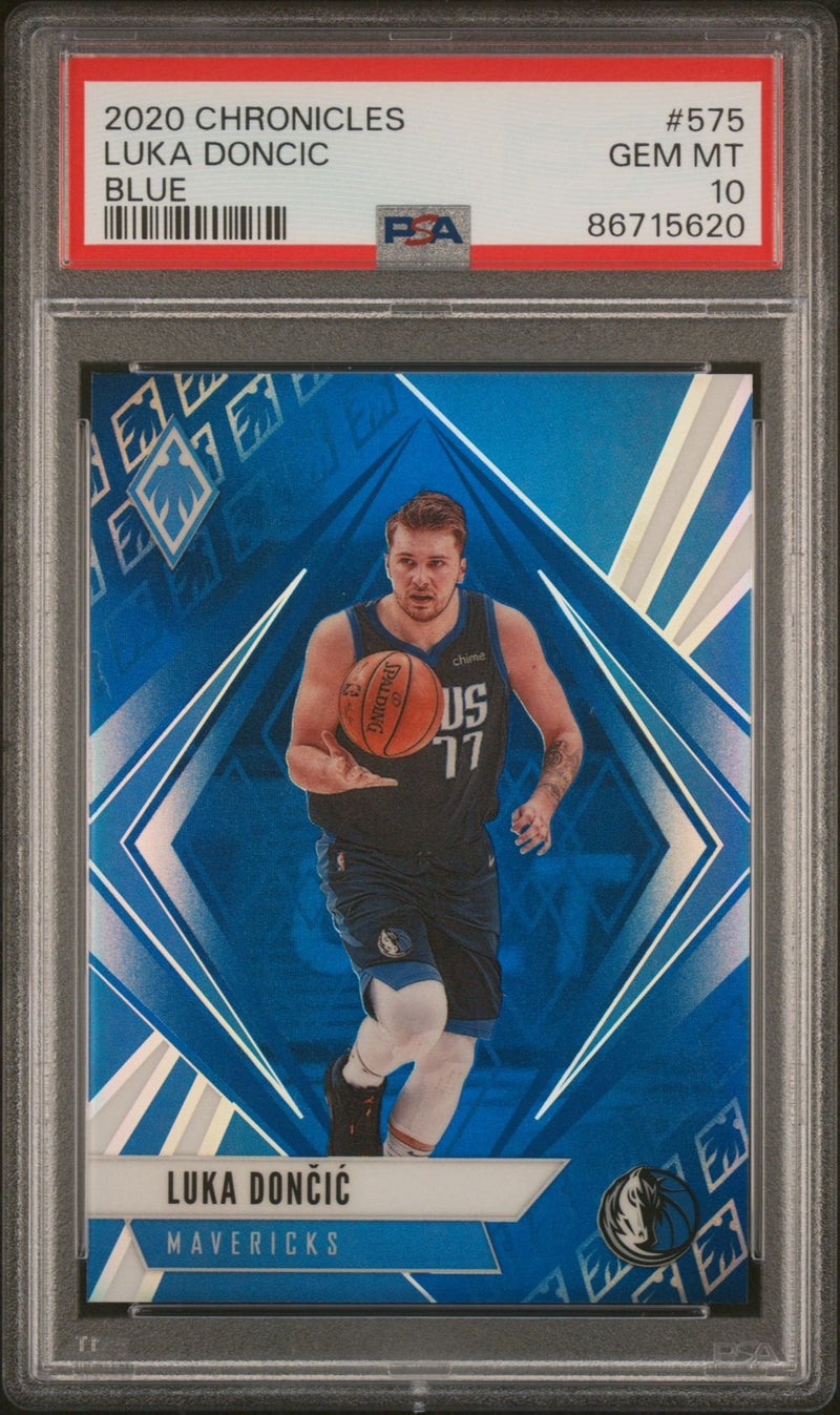 Luka Doncic 2020-21 Chronicles Blue Prizm 