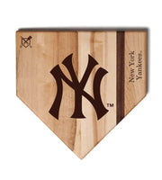 New York Yankees Home Plate Cutting Board 12" by Baseball BBQ