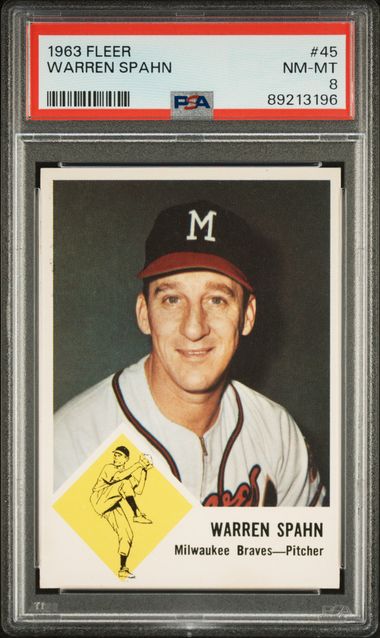 Warren Spahn 1963 Fleer 