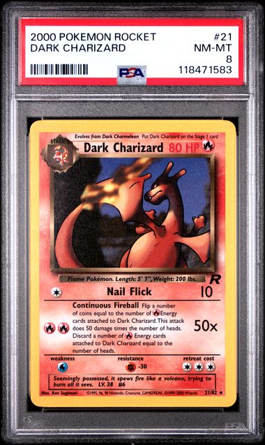 Dark Charizard 2000 Pokemon Team Rocket rare non holo 