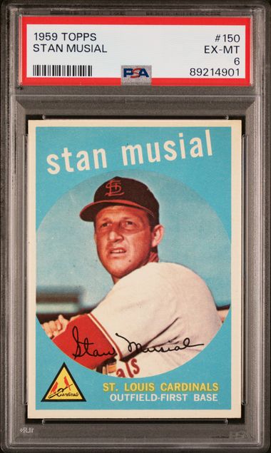 Stan Musial 1959 Topps #150 PSA 6