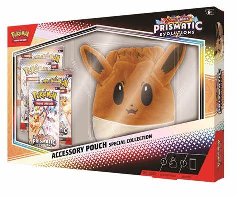 Pokémon Scarlet & Violet Prismatic Evolutions Accessory Pouch Special Collection