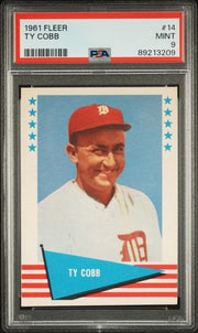 Ty Cobb 1961 Fleer #14 PSA 9