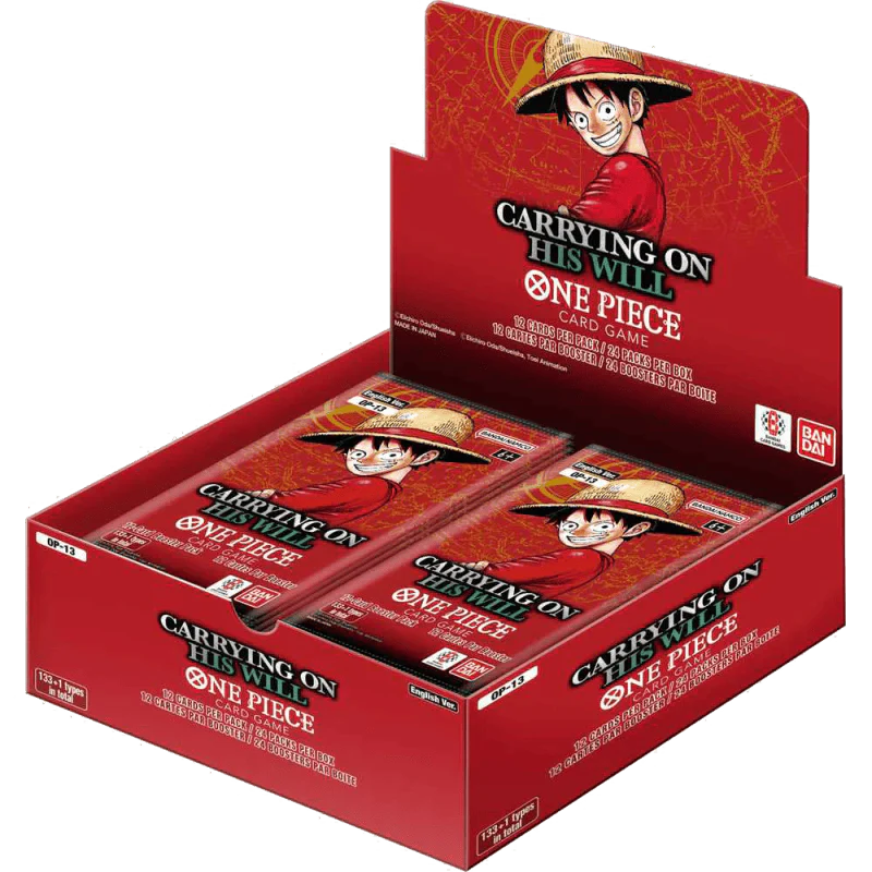 One Piece Carrying On His Will Booster Box OP-13