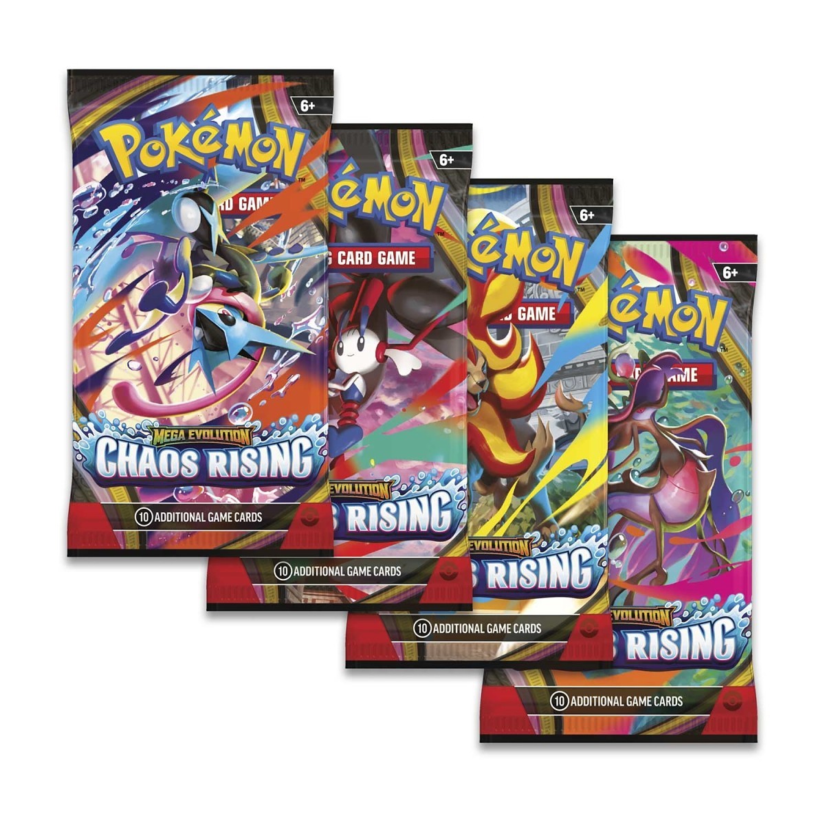 Pokémon Mega Evolution Chaos Rising Booster 6 Box Case