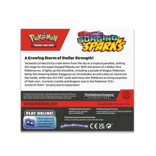 Pokemon Scarlet & Violet Surging Sparks Booster Box