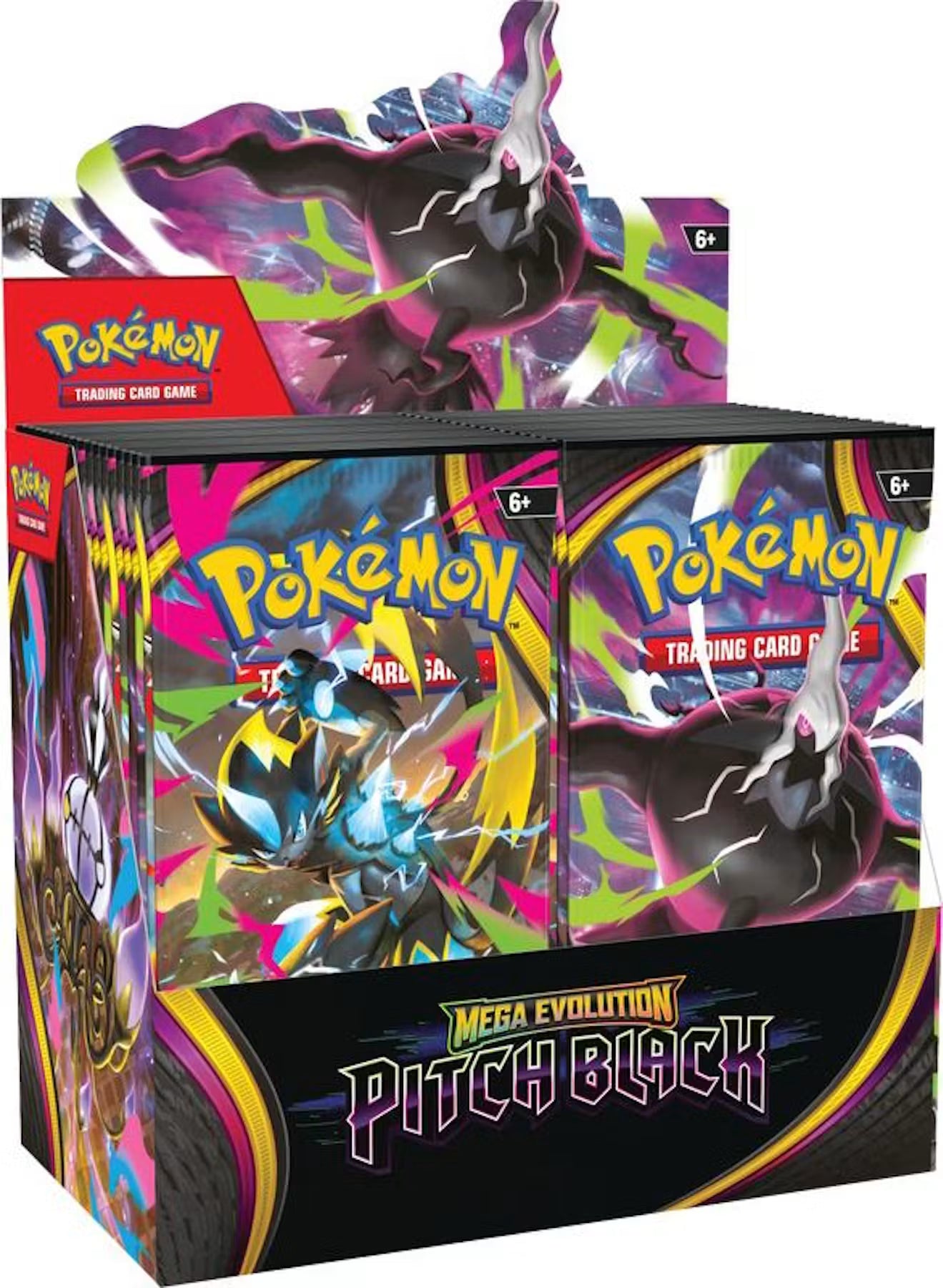 Pokémon Mega Evolution Pitch Black Booster 6-Box Case