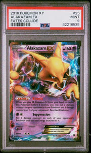 Alakazam EX Pokémon Japanese Fates Collide #25/124 PSA 9