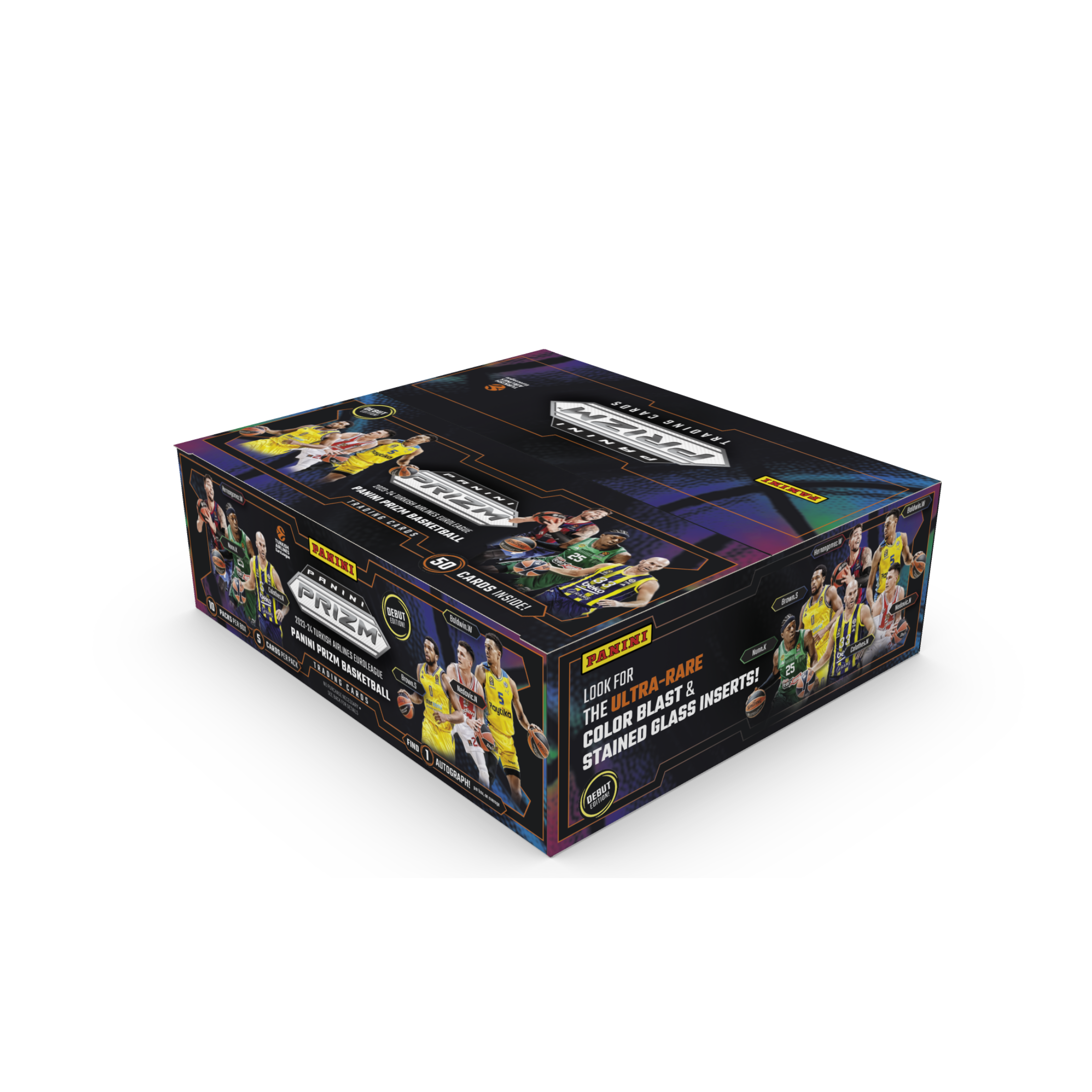 2023-24 Panini Prizm Euro league Basketball Hobby 10 Box Case