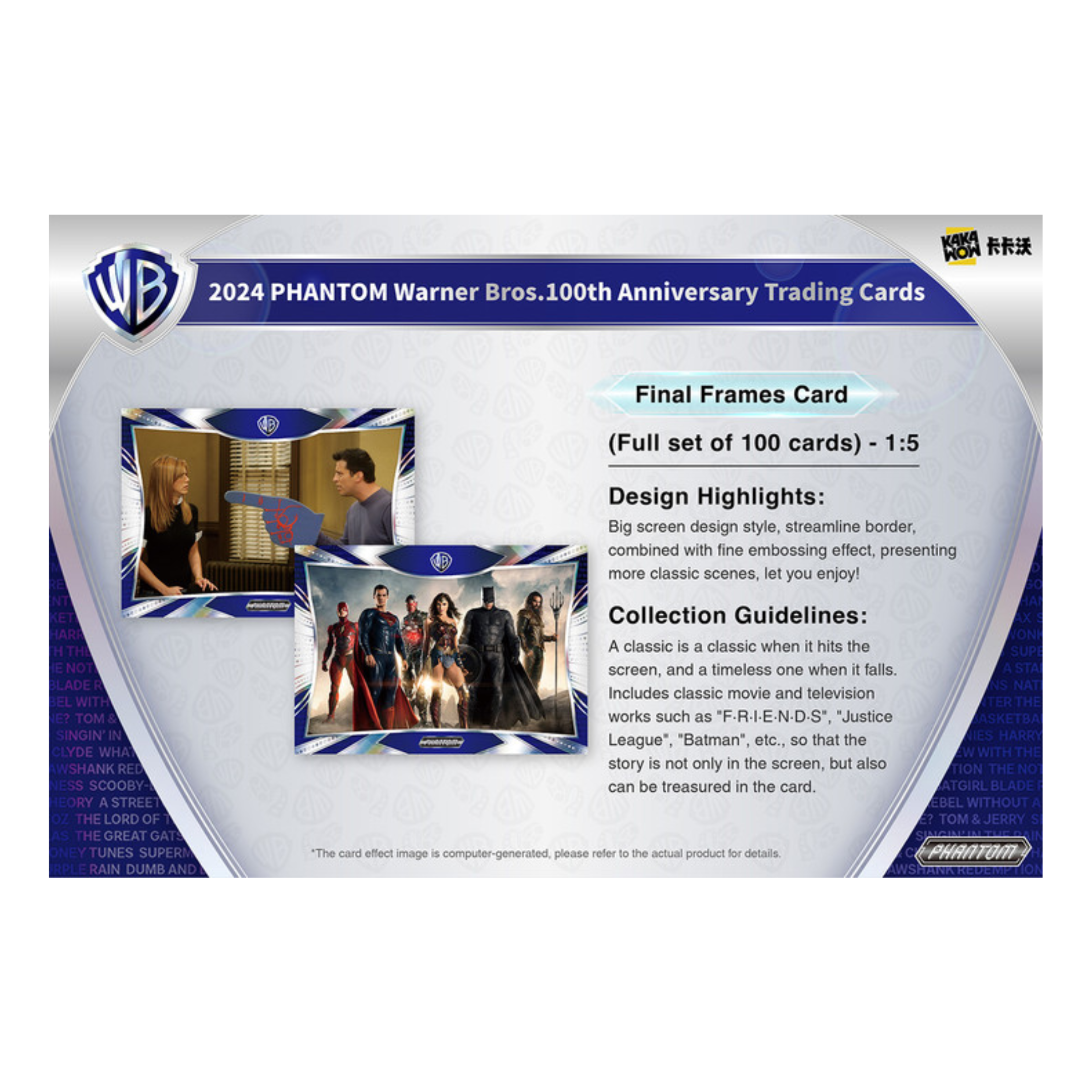 2024 Kakawow PHANTOM Warner Bros. 100th Anniversary 10 Box Case