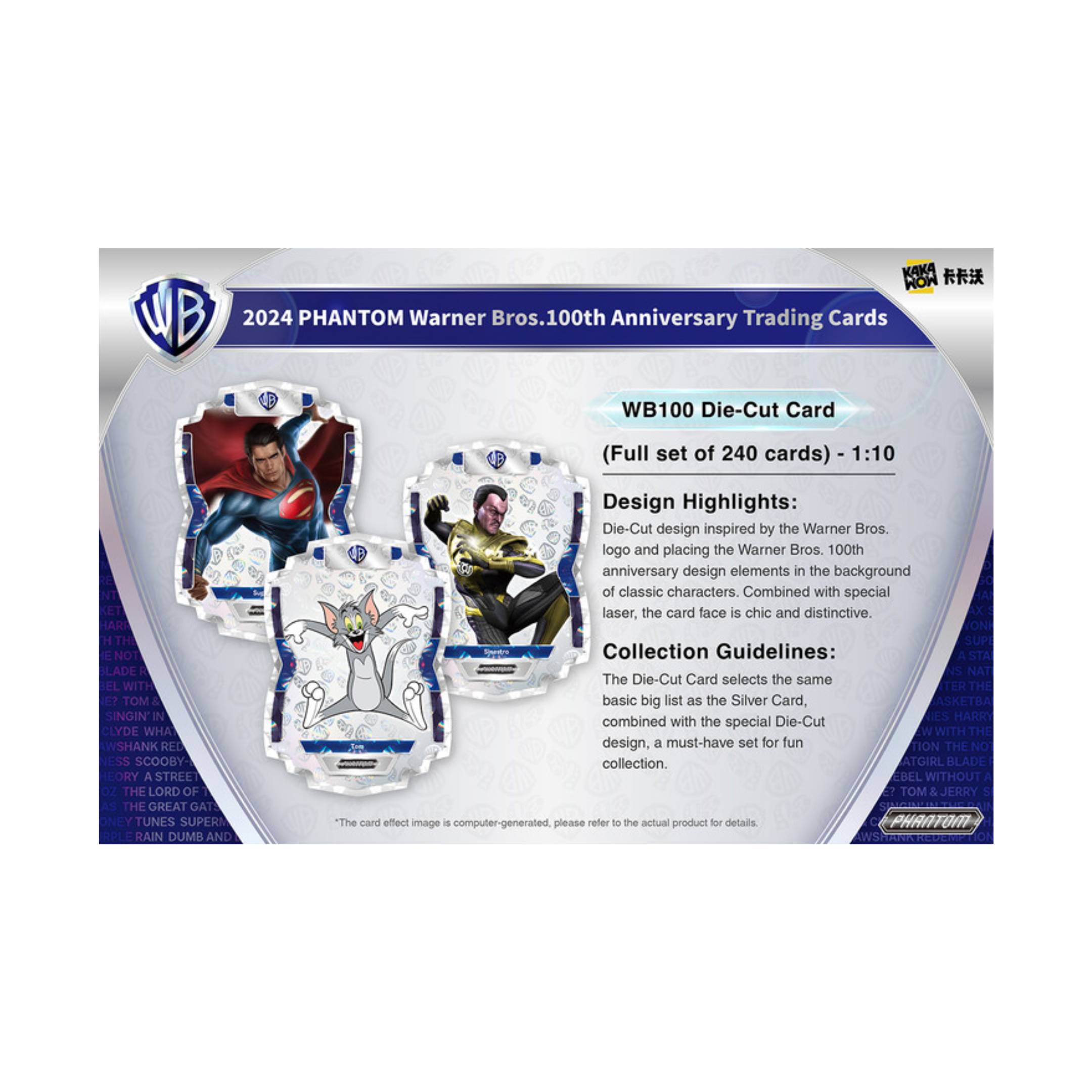 2024 Kakawow PHANTOM Warner Bros. 100th Anniversary 10 Box Case
