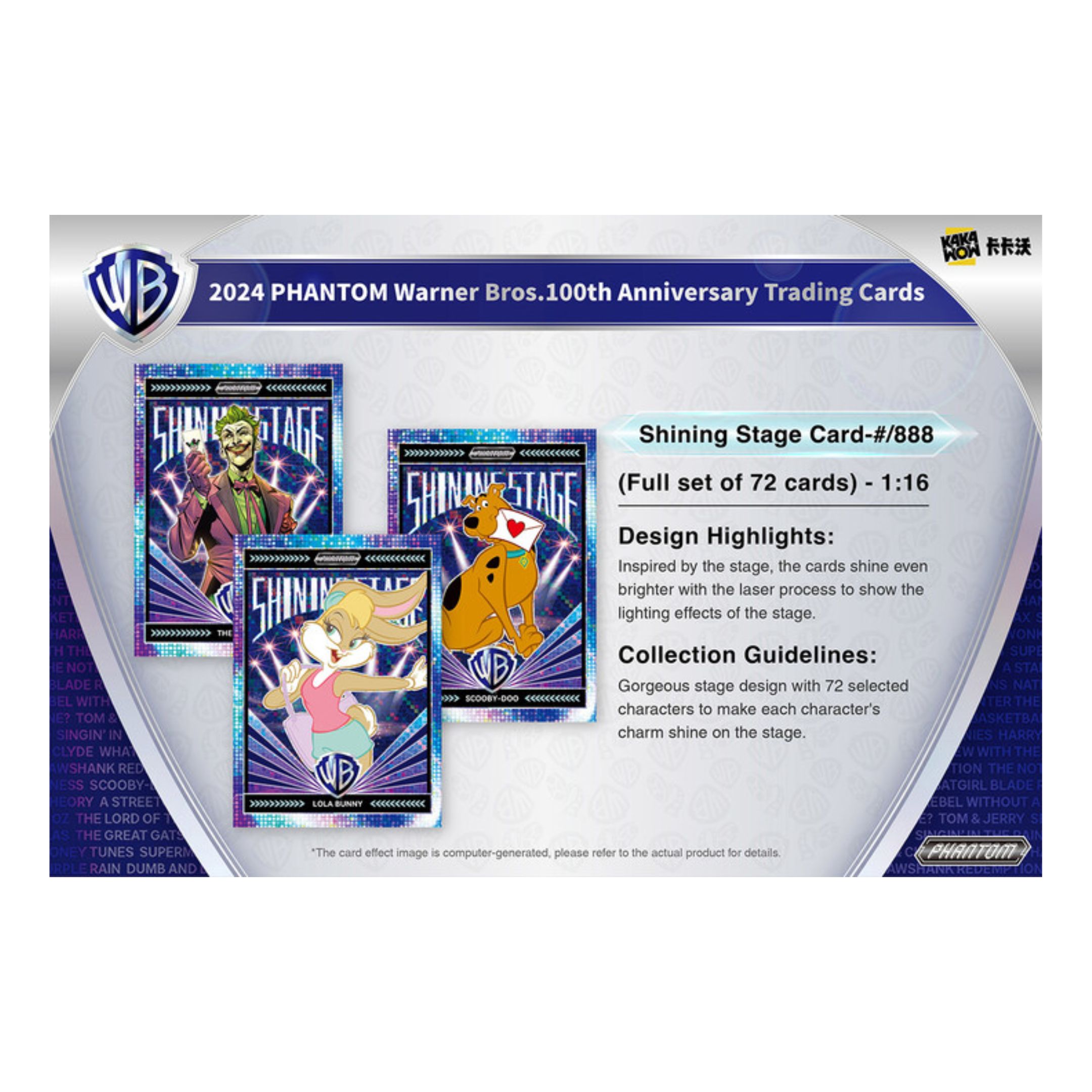 2024 Kakawow PHANTOM Warner Bros. 100th Anniversary 10 Box Case