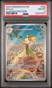Dolliv Pokemon Scarlet & Violet Illustration Rare 200/198 PSA 8