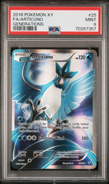 Articuno Pokémon Generations Ultra Rare 