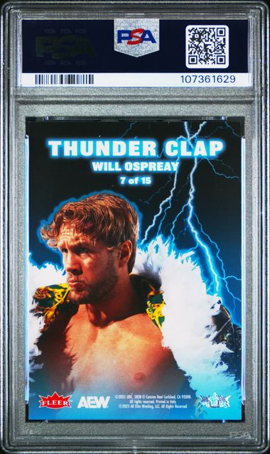 Will Ospreay 2025 Upper Deck CDD Promo Thunder Clap 