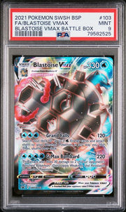 Blastoise Vmax Pokémon Black Star Promo #SWSH103 PSA 9