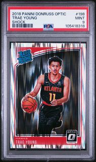 Trae Young 2018 Panini Optic Shock PSA 9