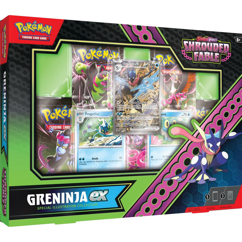 Pokemon Scarlet & Violet Shrouded Fable Kingdra/Greninja EX Special Illustration Collection