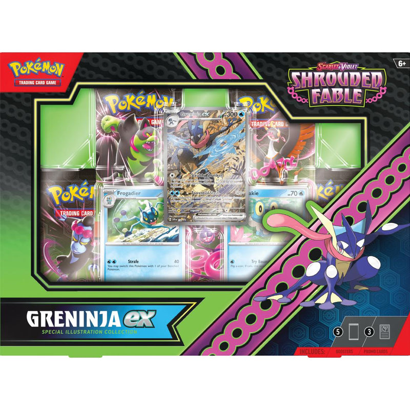 Pokemon Scarlet & Violet Shrouded Fable Kingdra/Greninja EX Special Illustration Collection