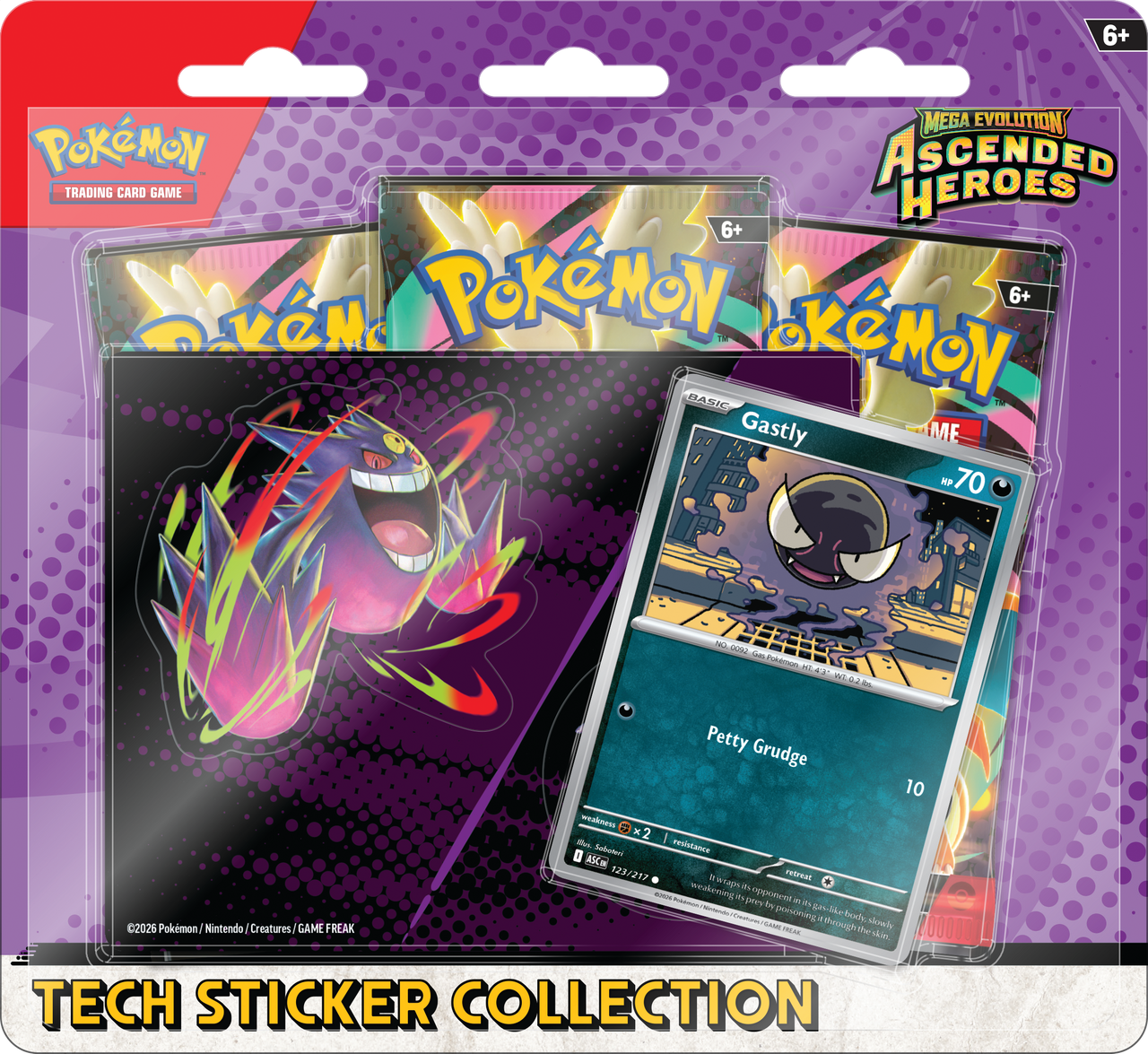 Pokémon Mega Evolution Ascended Heroes Tech Sticker Collection