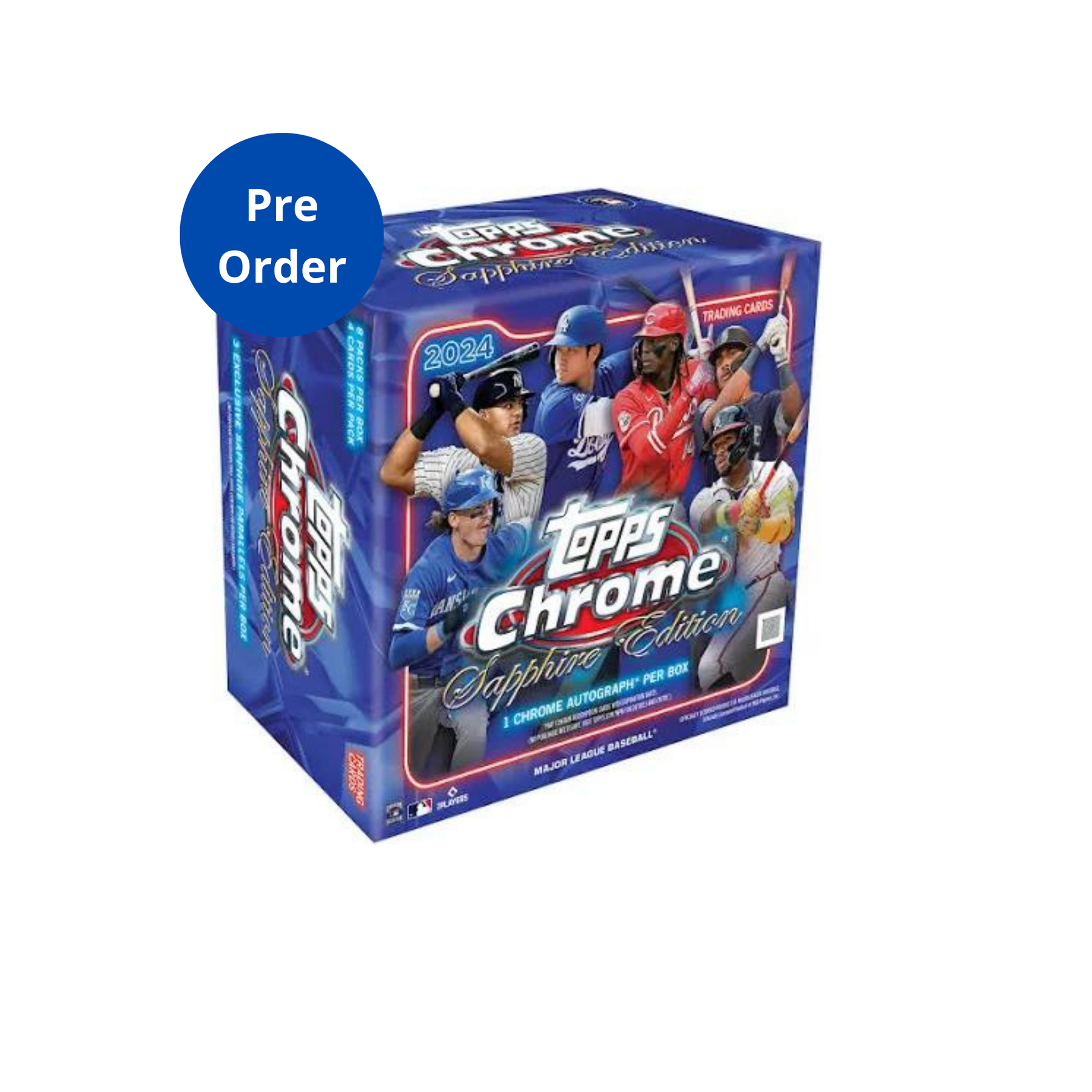 2024 Topps Chrome Baseball Sapphire Edition Box Piece Of The Game