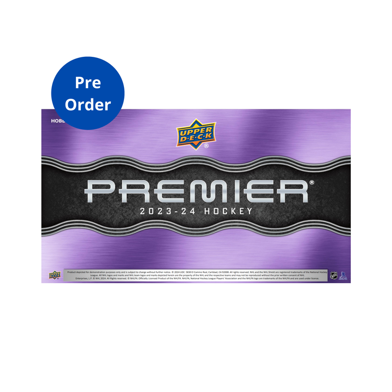 2023-24 Upper Deck Premier Hockey Hobby Box [Contact Us To Order]