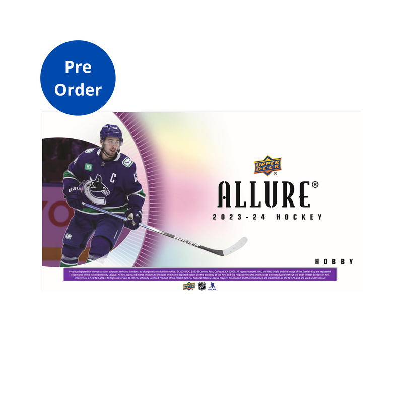 2023-24 Upper Deck Allure Hockey Hobby 18 Box Case [Contact Us To Order]