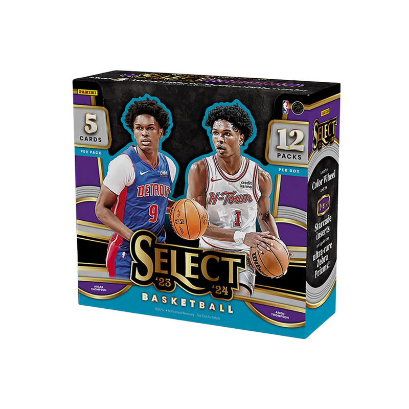2023-24 Panini Select Basketball Hobby 12 Box Case