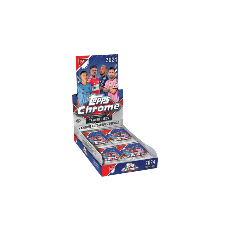 2024 Topps Chrome Major League Soccer Hobby 12 Box Case