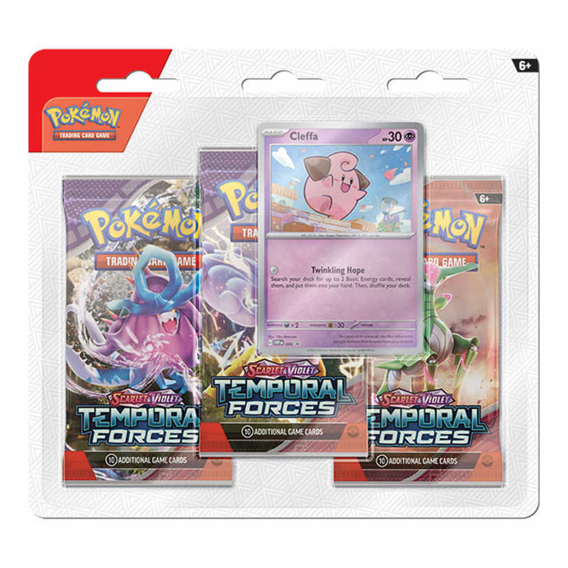 Pokemon Scarlet & Violet Temporal Forces 3-Pack Blister Pack - 24 Pack Box