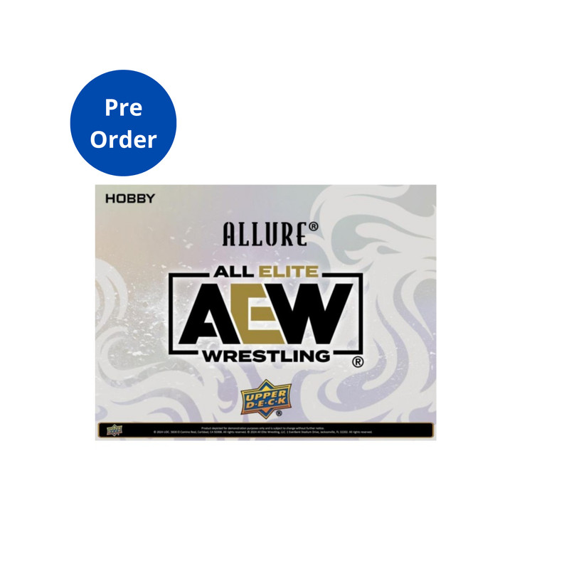 2024 Upper Deck AEW Allure Wrestling Hobby 9 Box Case [Contact Us To Order]