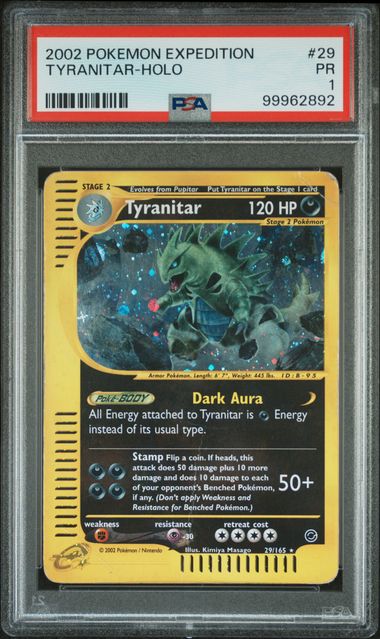 Tyranitar Pokémon Expedition Holo 