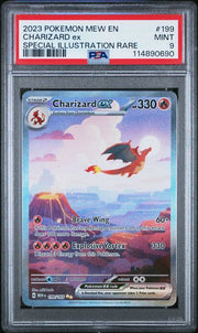 Charizard ex Pokémon 151 Special Illustration Rare #199/165 PSA 9