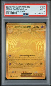 Gardevoir ex Pokemon Mega Evolution Mega Hyper rare #187/132 PSA 9