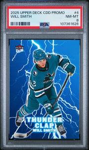 Will Smith 2025 Upper Deck CDD Promo Thunder Clap #4 PSA 8