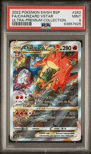 Charizard Vstar Pokémon Sword & Shield Black Star Promo #SWSH262 PSA 9