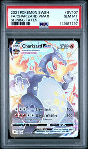 Charizard VMAX 2021 Pokemon Shining Fates #SV107/SV122 PSA 10